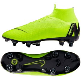 Buty piłkarskie Nike Mercurial Superfly 6 Elite SG-Pro M AH7366-701 zielone zielone