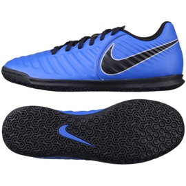 Buty halowe Nike Tiempo LegendX 7 Club Ic M AH7245-400 niebieskie niebieskie