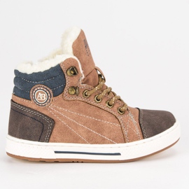 Arrigo Bello Ciepłe Buty Zimowe brązowe