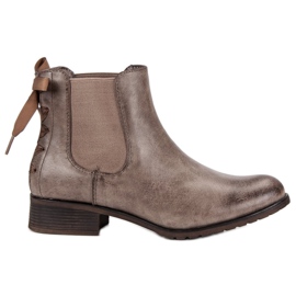 Kayla Sztyblety brązowe wielokolorowe