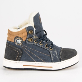 Arrigo Bello Ciepłe Buty Zimowe niebieskie