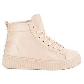 Wilady Trampki Nad Kostkę brązowe