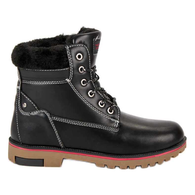 Arrigo Bello Ciepłe Zimowe Traperki czarne