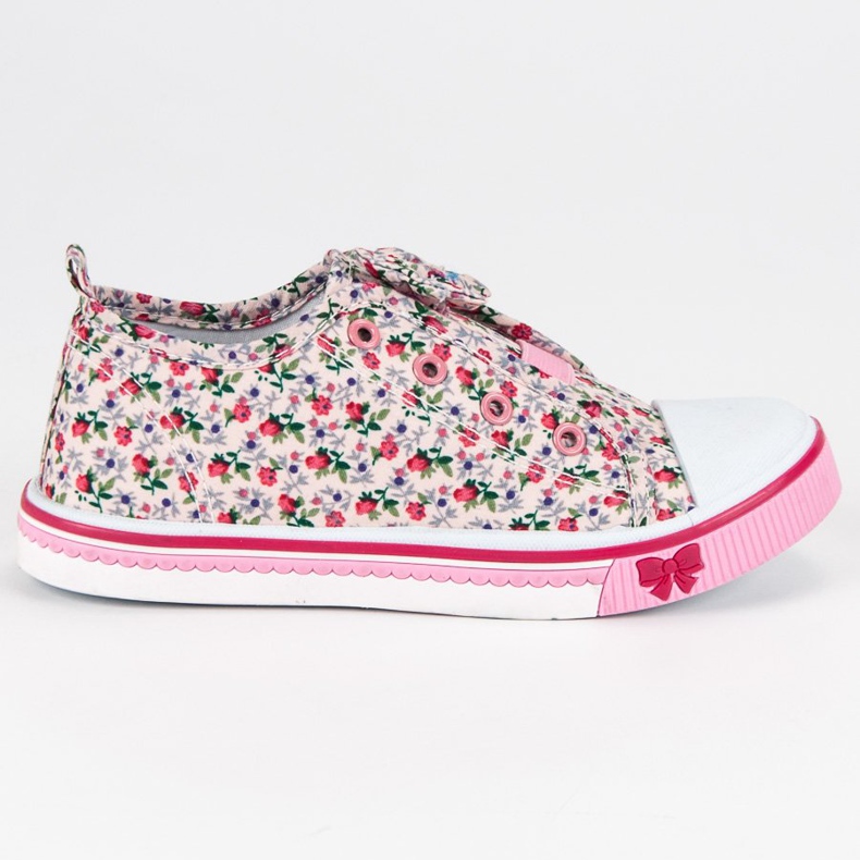 Wsuwane trampki wielokolorowe