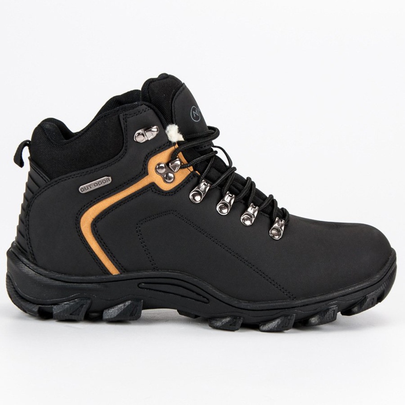 Czarne zimowe buty mckeylor