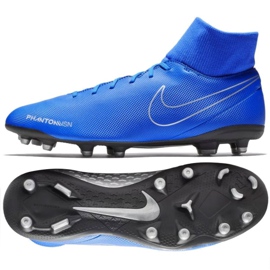 Buty piłkarskie Nike Phantom Vsn Club Df FG/MG M AJ6959-400 niebieskie niebieskie