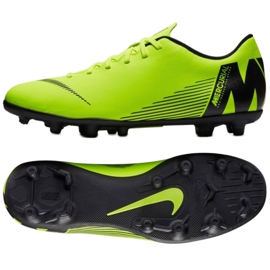 Buty piłkarskie Nike Mercurial Vapor 12 Club Mg M AH7378-701 zielone zielone