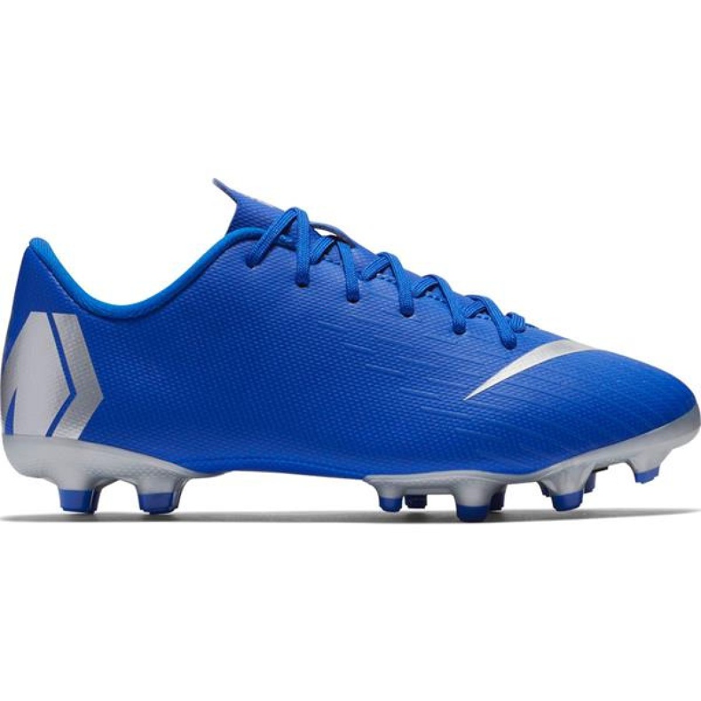 Buty piłkarskie Nike Mercurial Vapor 12 Academy Mg Jr AH7347-400 niebieskie niebieskie