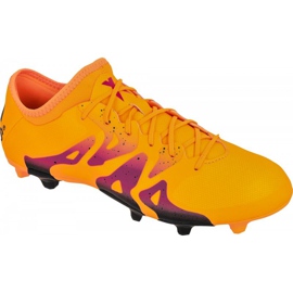 Buty piłkarskie adidas X 15.2 FG/AG M S74672 pomarańczowe pomarańczowe