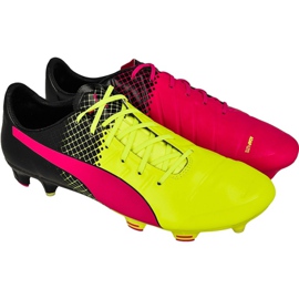 Buty piłkarskie Puma evoPOWER 1.3 Tricks Fg M 10358101 wielokolorowe czarne