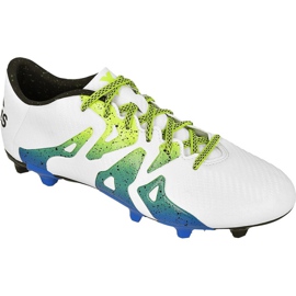 Buty piłkarskie adidas X 15.3 FG/AG M S74635 białe białe