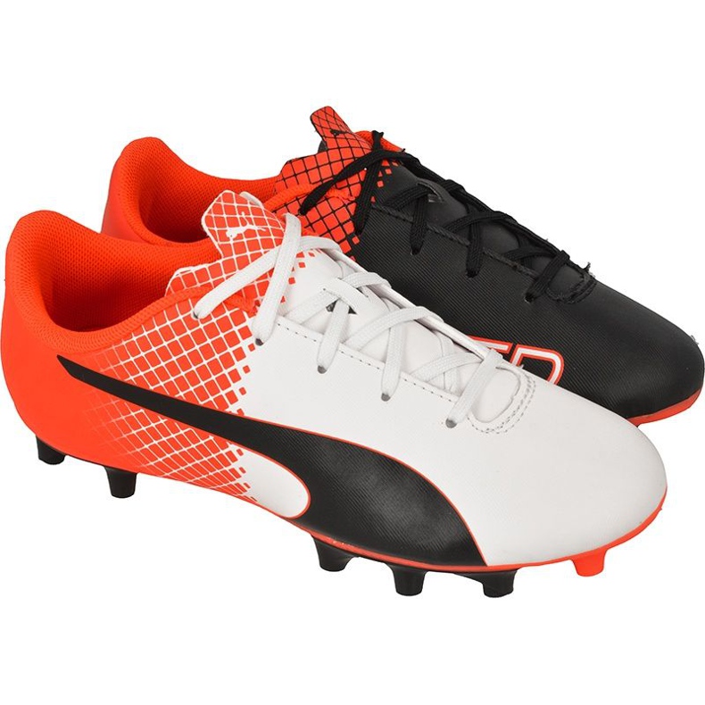 Buty piłkarskie Puma evoSPEED 5.5 Tricks Fg Jr 10362903 wielokolorowe czerwone