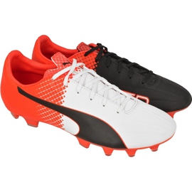 Buty piłkarskie Puma evoSPEED 4.5 Tricks Fg M 10359203 wielokolorowe czerwone