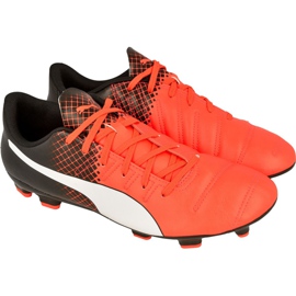 Buty piłkarskie Puma evoPOWER 4.3 Fg M 10358503 czerwone czerwone