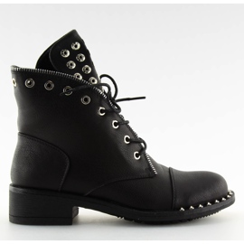 Workery z ćwiekami czarne BH132-KB black