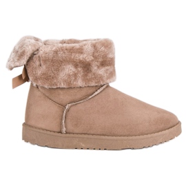 Wysokie Mukluki brązowe