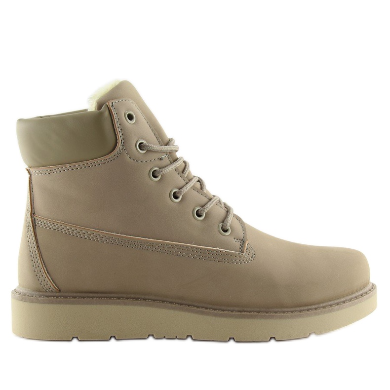 Traperki damskie szare KK-102 Grey