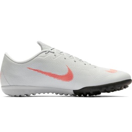Buty piłkarskie Nike Mercurial Vapor X 12 Academy Tf M AH7384-060 białe białe