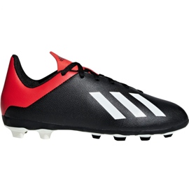 Buty piłkarskie adidas X 18.4 FxG Jr BB9378 czarne czarne