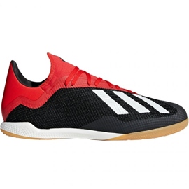 Buty halowe adidas X 18.3 In M BB9391 czarne czarne