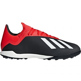 Buty piłkarskie adidas X 18.3 Tf M BB9398 czarne czarne