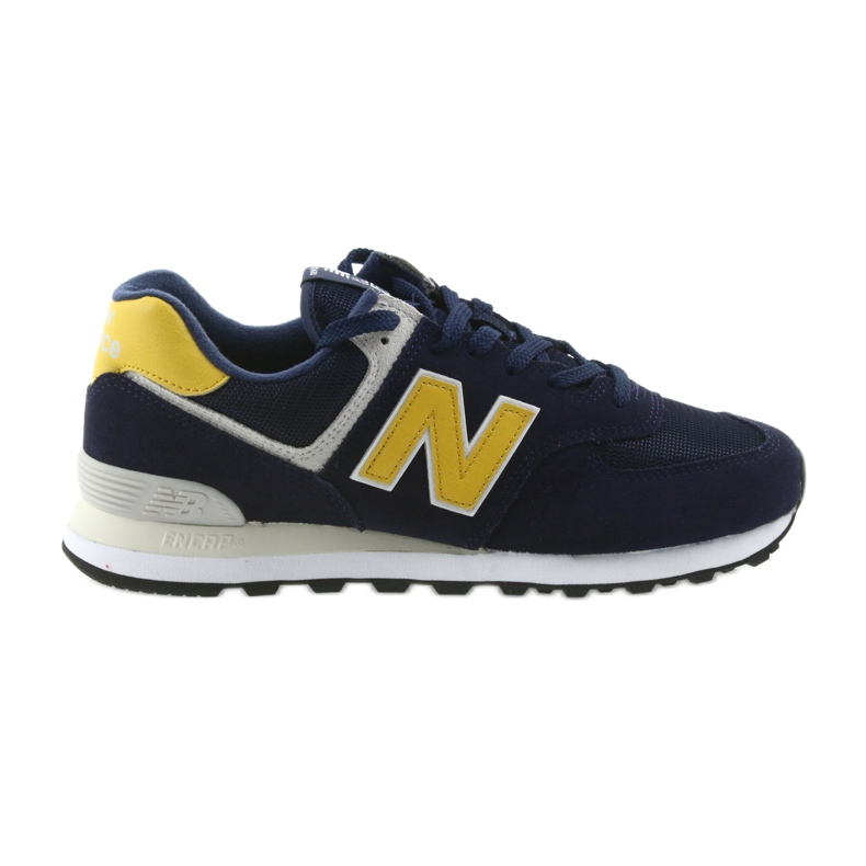 New Balance ML574SMB PIGMENT WITH BRASS żółte granatowe
