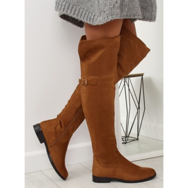 Oficerki muszkieterki camel 0-161 Camel brązowe