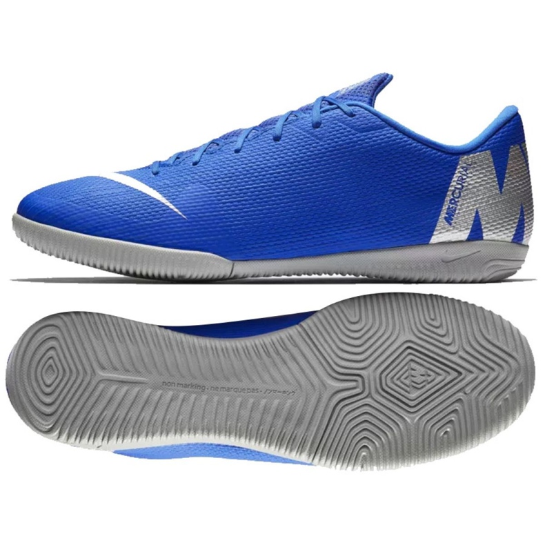 Buty halowe Nike Mercurial Vapor Ic M AH7383-400 niebieskie niebieskie