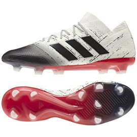Buty piłkarskie adidas Nemeziz 18.1 Fg M BB9425 białe białe