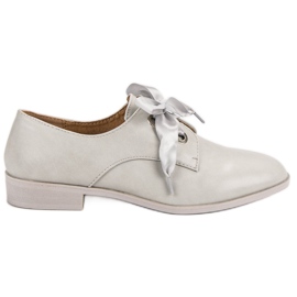 Tina&Co Wiązane Półbuty szare