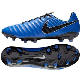 Buty piłkarskie Nike Tiempo Legend 7 Pro Fg M AH7241-400 niebieskie niebieskie