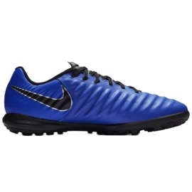 Buty piłkarskie Nike Tiempo Lunar LegendX 7 Pro Tf M AH7249-400 niebieskie niebieskie