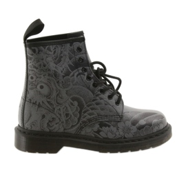 Dr. Martens Dr.Martens 1460 OT BLACK czarne szare