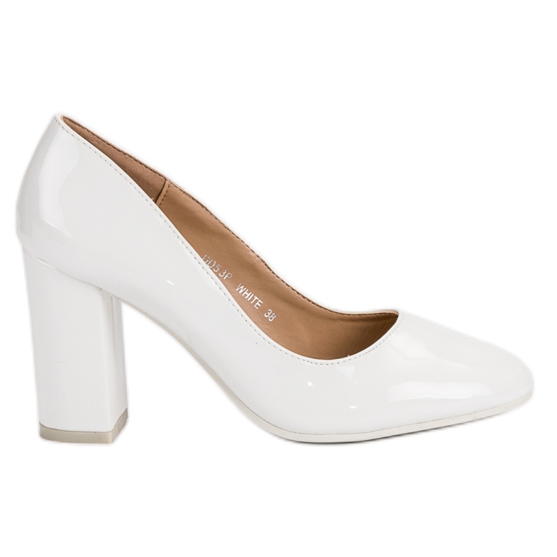 Seastar Białe Lakierowane Czółenka