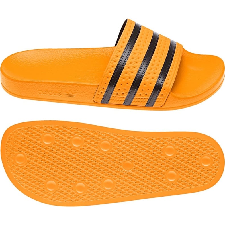 Klapki adidas Originals Adilette Slides U CQ3099 czarne pomarańczowe