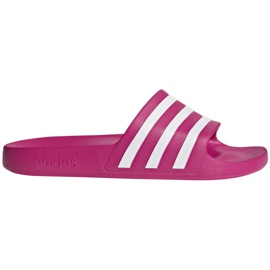 Klapki adidas Adilette Aqua F35536 czerwone wielokolorowe