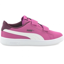 Buty Puma Smash v2 Buck V PS Magenta Haz Jr 365183 06 różowe