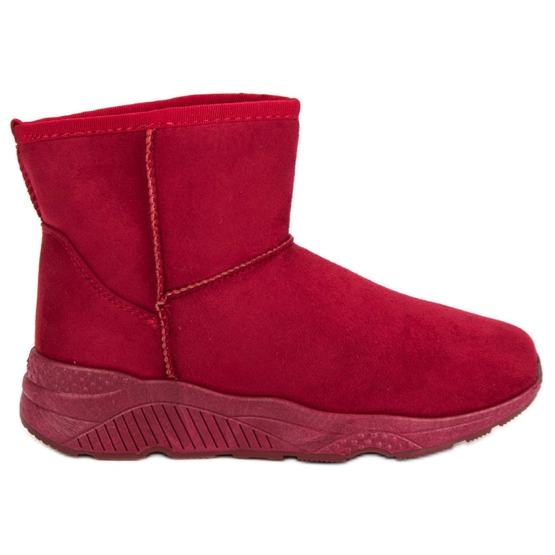 Śniegowce Na Platformie czerwone