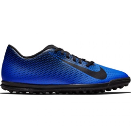 Buty piłkarskie Nike Bravatax Ii Tf M 844437-400 niebieskie niebieskie