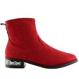 Botki damskie czerwone 168-176 Red
