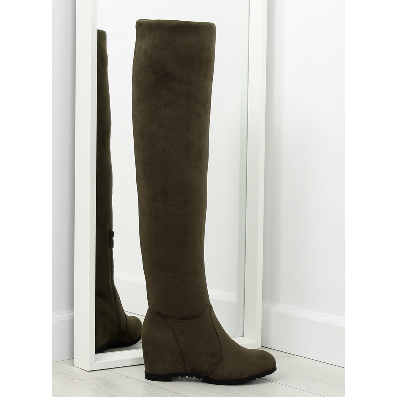 Muszkieterki na koturnie zielone II-GAT