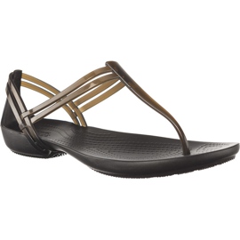 Crocs Isabella T Strap Black czarne