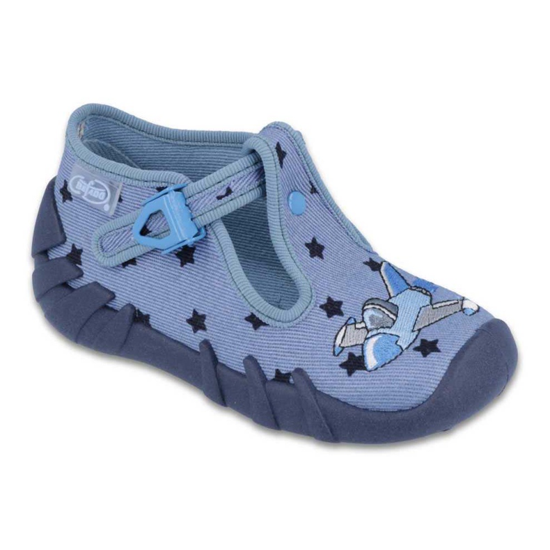 Befado kolorowe obuwie dziecięce 110P345 niebieskie