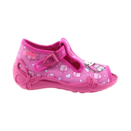 Befado różowe obuwie dziecięce 213P108