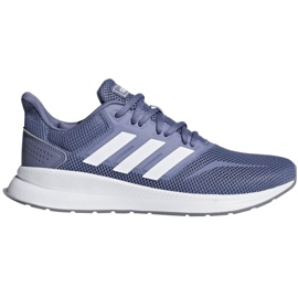 Buty biegowe adidas Runfalcon W F36217 niebieskie