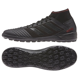 Buty piłkarskie adidas Predator 19.3 Tf M D97961 czarne wielokolorowe