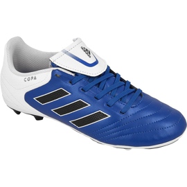 Buty piłkarskie adidas Copa 17.4 FxG Jr BA9734 niebieskie niebieskie