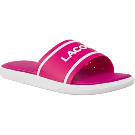 Lacoste L 30 Slide 118 2 Caw FP6 Pink fioletowe różowe