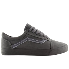 Trampki Vansówki szare B318-10 Dark Grey