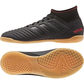 Buty halowe adidas Predator 19.3 In Jr D98015 wielokolorowe czarne